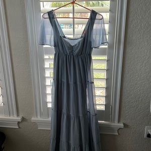 SHOW ME YOUR MUMU baby blue sweetheart neckline dress 💫